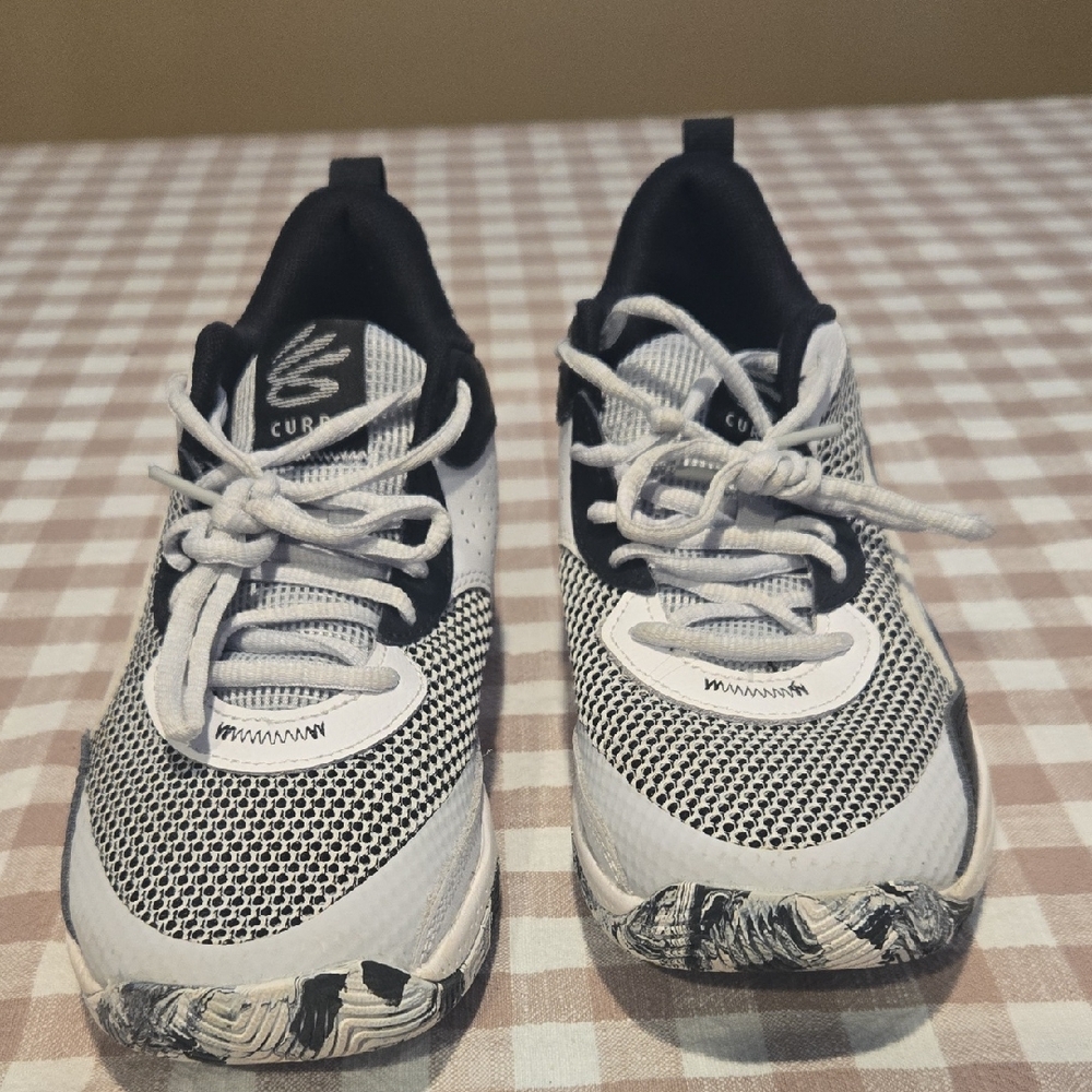 Kids Black and White Sneakers